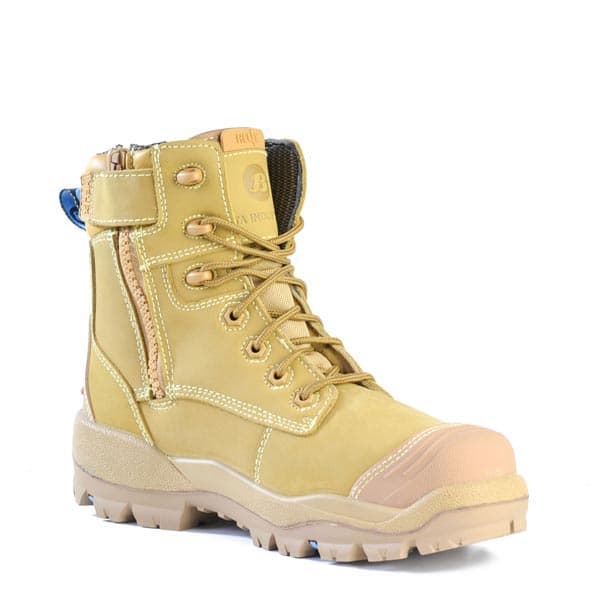 Bata Industrials Longreach-Ct-Zip Ultra - Wheat Sc Zip-Lace Ct Safety Boot