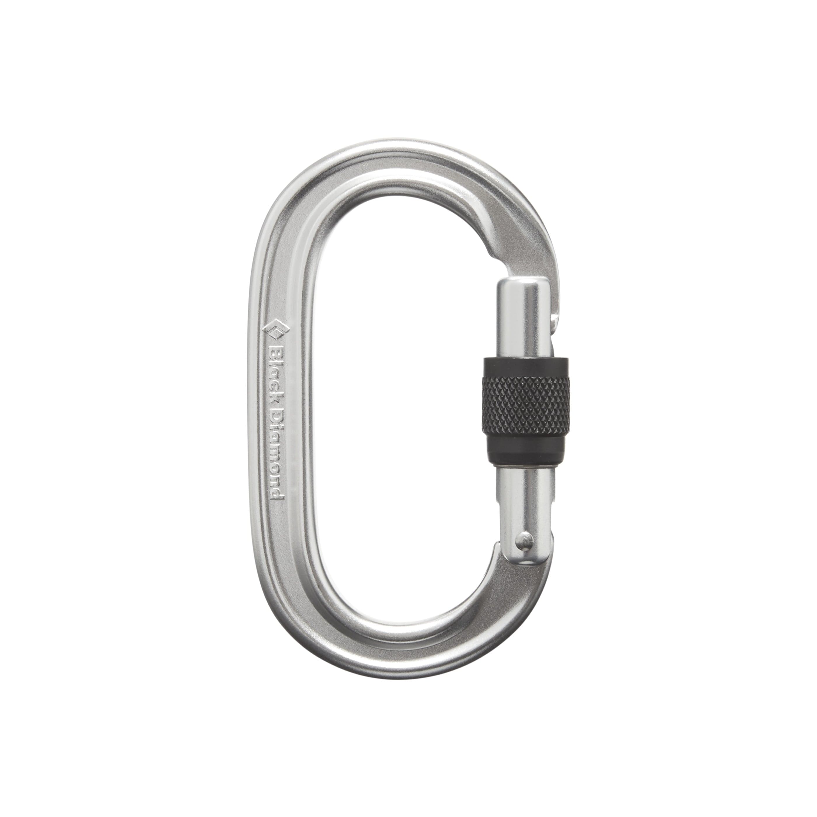Oval Keylock Screwgate Carabiner - Polished