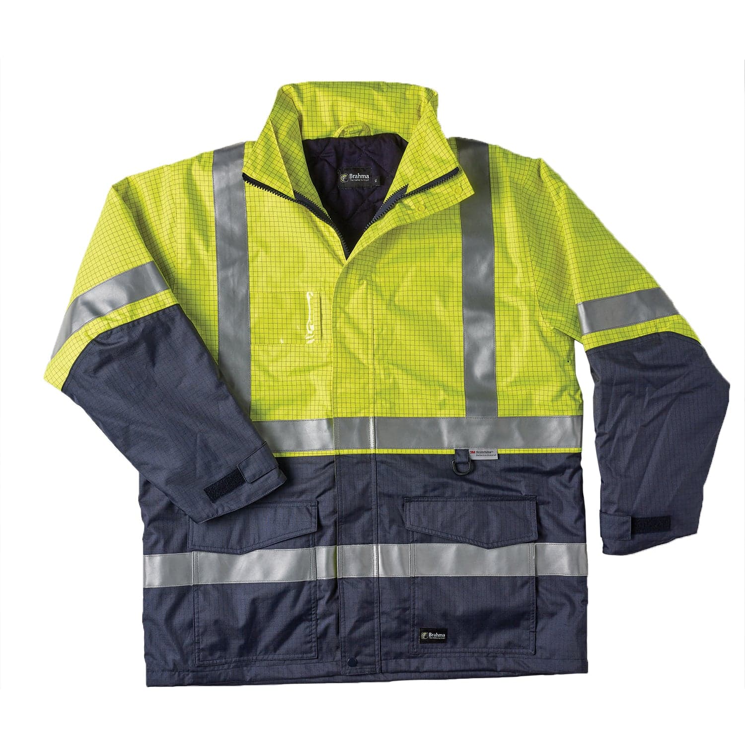 Brahma Platinum Jacket Flame Retardant & Anti Static (Yellow/Navy)