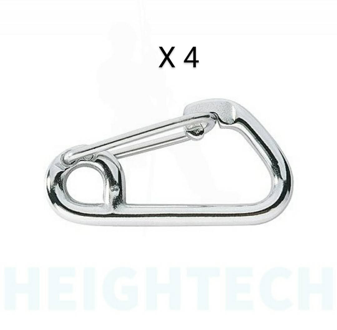 8mm RonStan Stainless steel Spring Hook Asymetric Carabiner- PK-4