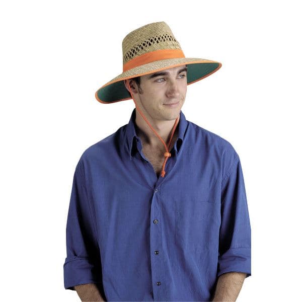 ELLIOTTS Straw Hat with Orange Band XS (EHC100XS)