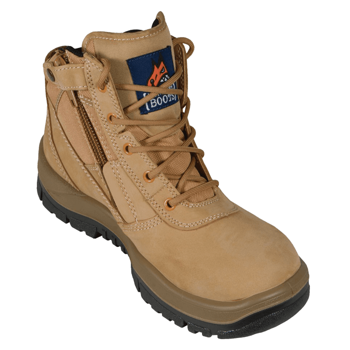 Size 10.5 Mongrel Wheat Zipsider Boot Steel Cap (261050)