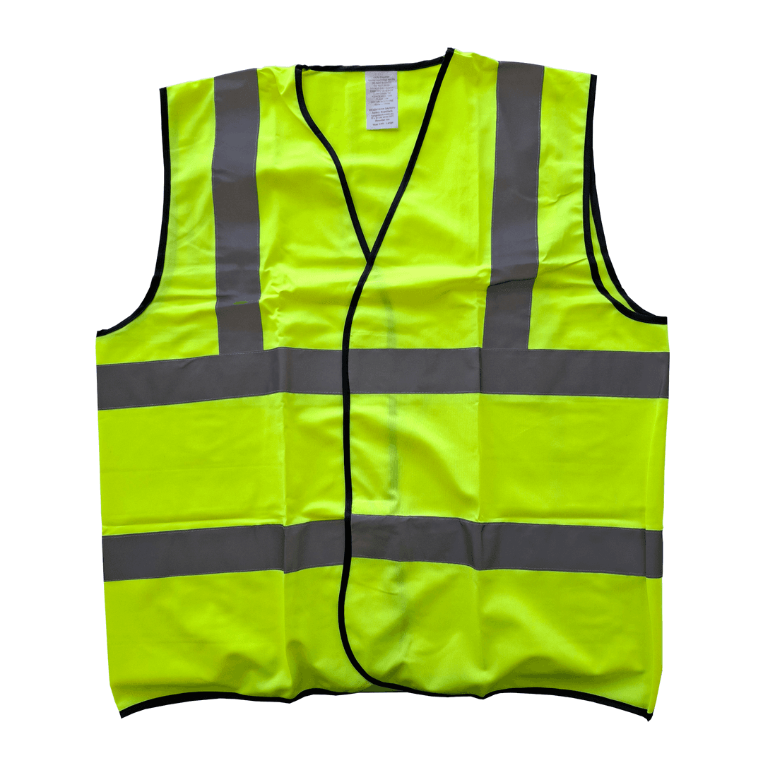 Large Safety Vest Waist Coat Hi Viz with 3M Reflective Tape