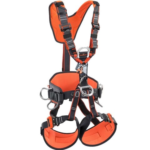 Climbing Technology Axess QR Ascender 5P Full Body Harness with QR Buckles + Chest Ascender