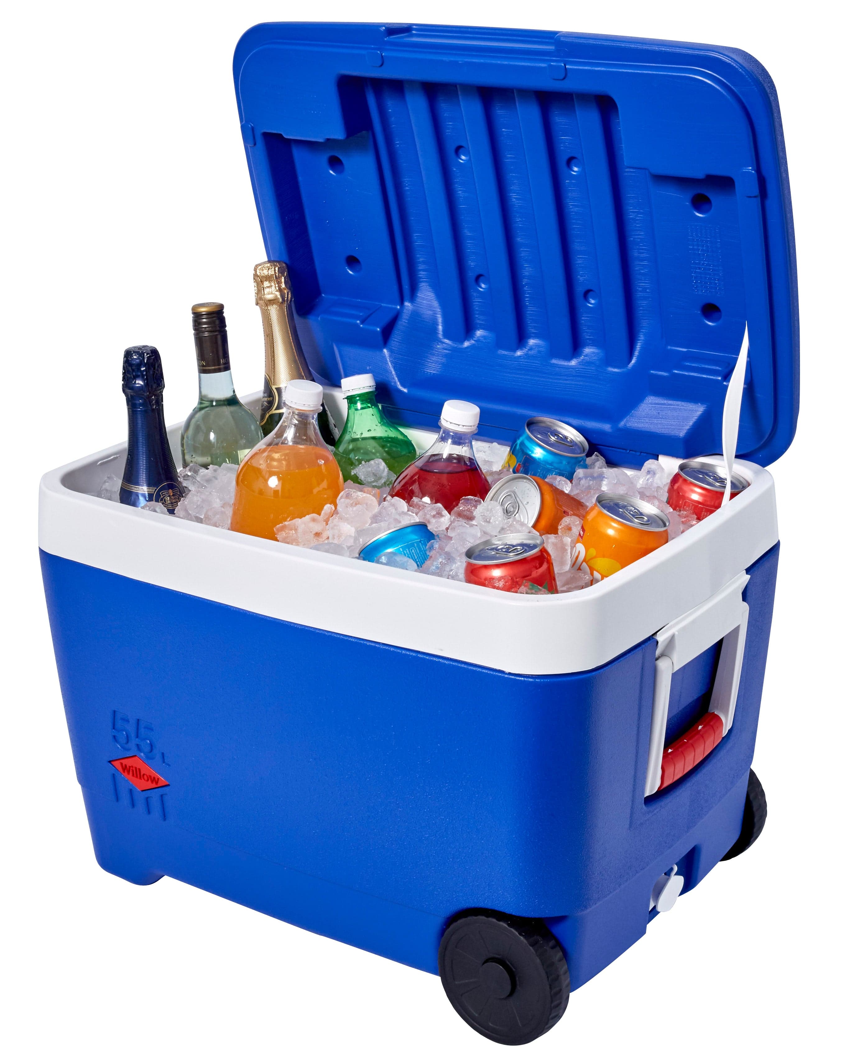 Willow Journey Wheelie Cooler Blue 55L