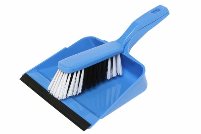 Edco Dust Pan & Brush Set - Blue