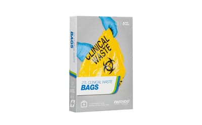 FastAid Clinical Waste Bags, 27L, 5Pk