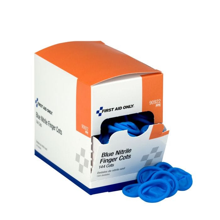 First Aid Only Nitrile Finger Cots 144/box_0