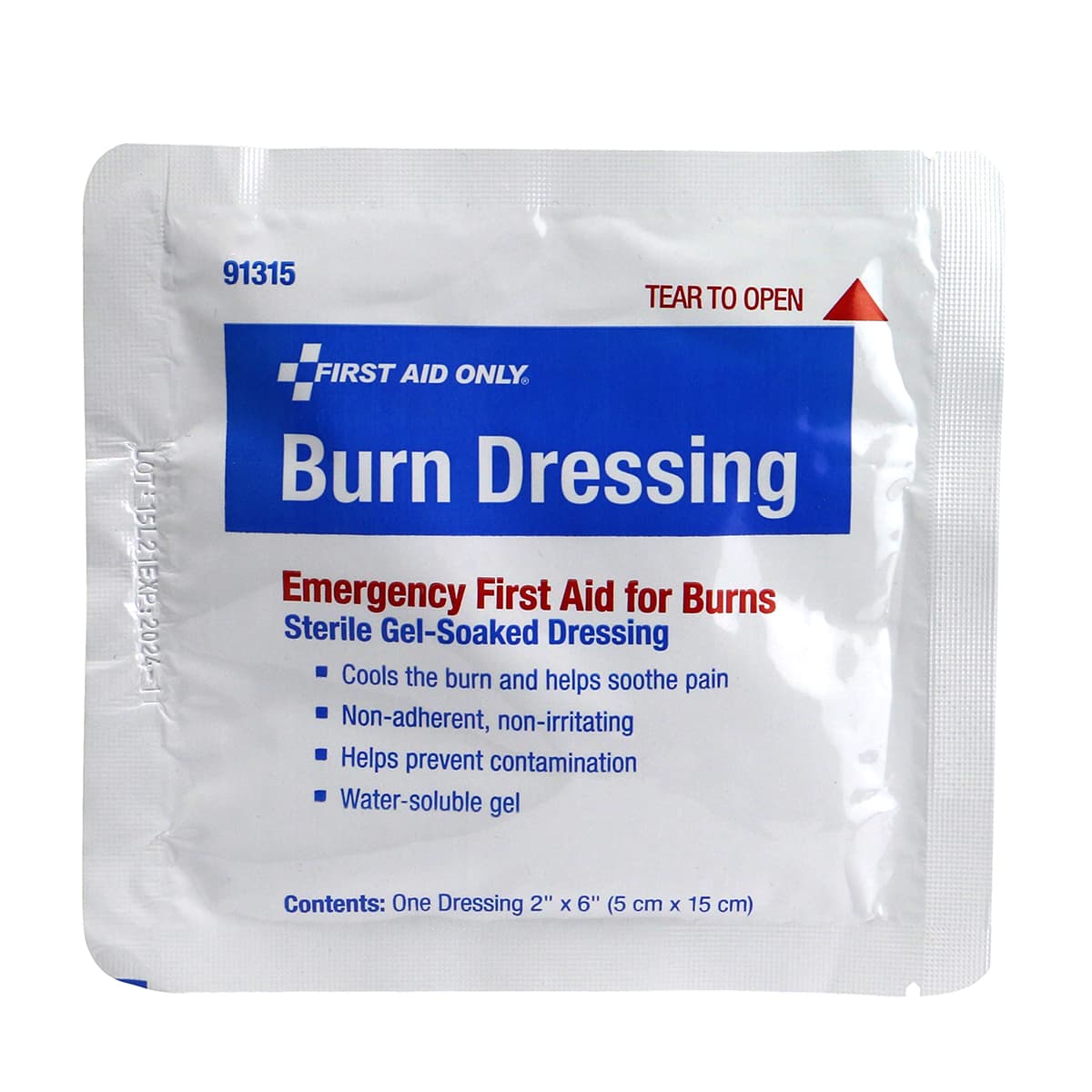 First Aid Only SC Refill 2"x6" Burn Dressing, 1/box