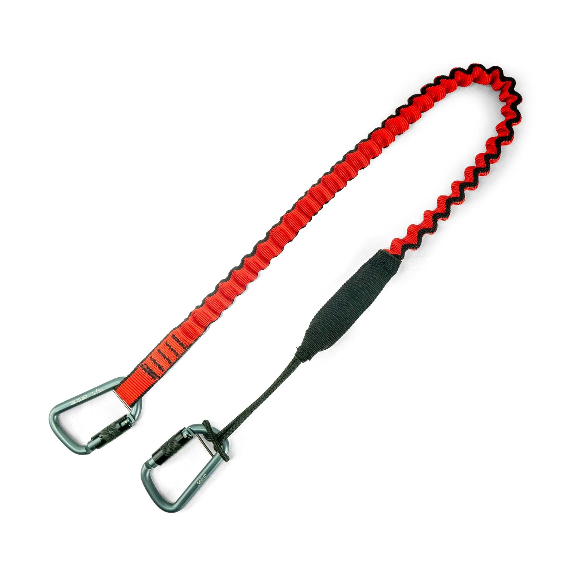 GRIPPS Bungee Tether Two Dual-Action Carabiners - 7kg/15lb