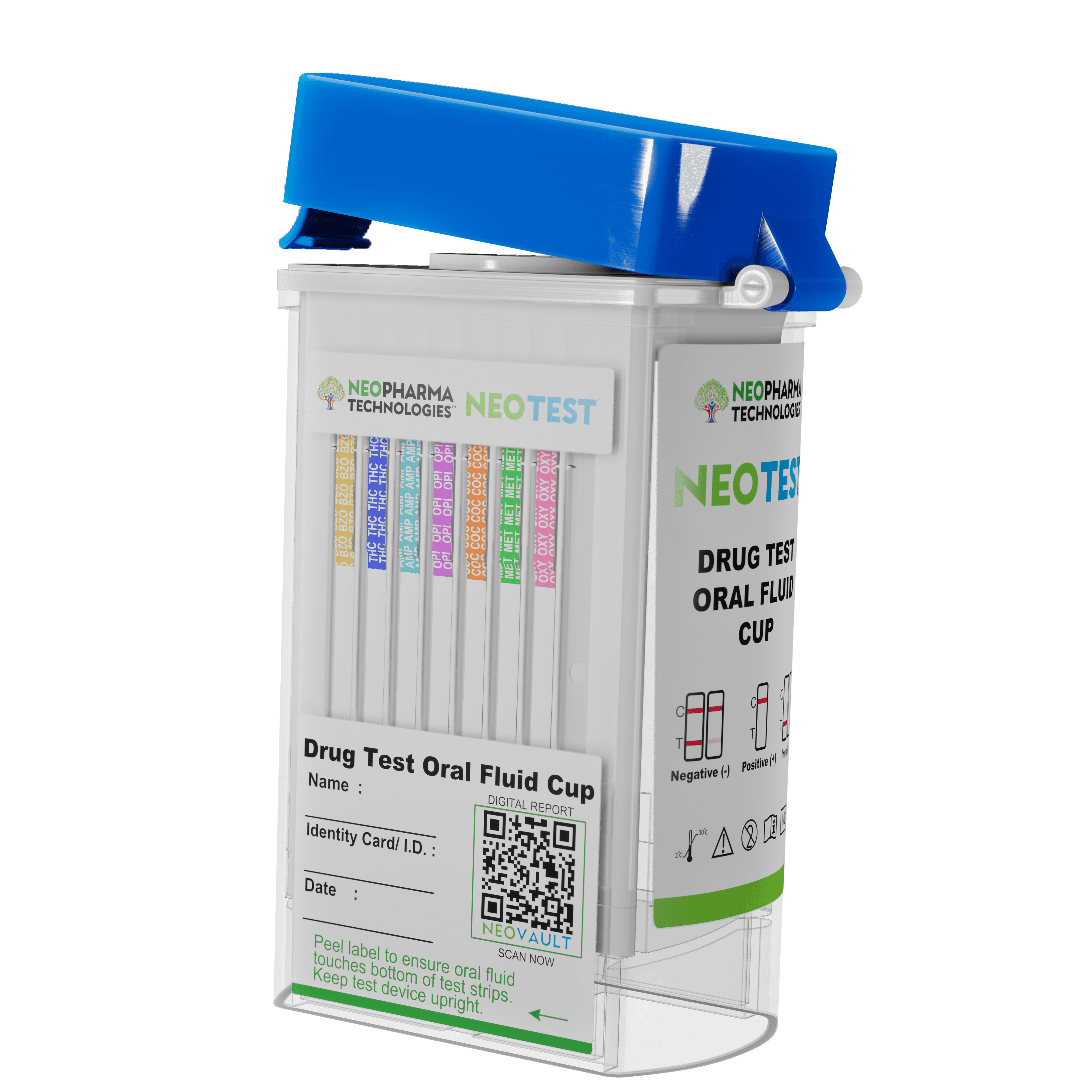 NEOTEST Oral Fluid Drug Test AS/NZS 4760:2019 (7 Panel) - Box of 25