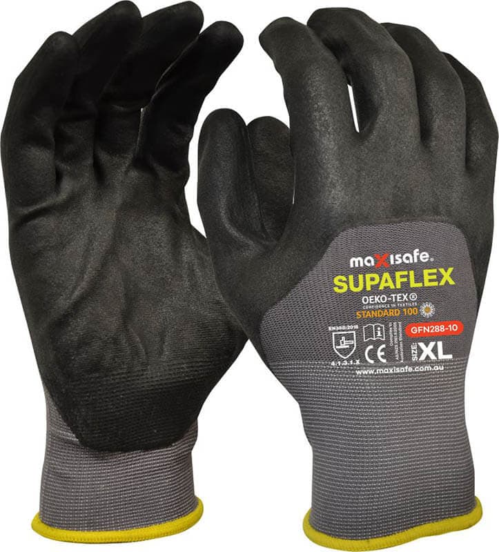 Maxisafe Supaflex Glove With 3/4 Micro Foam Coating (12 Pairs)
