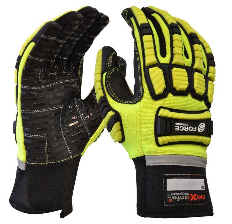Maxisafe G-Force Xtreme Mechanics Glove With Tpr Back (6 Pairs)