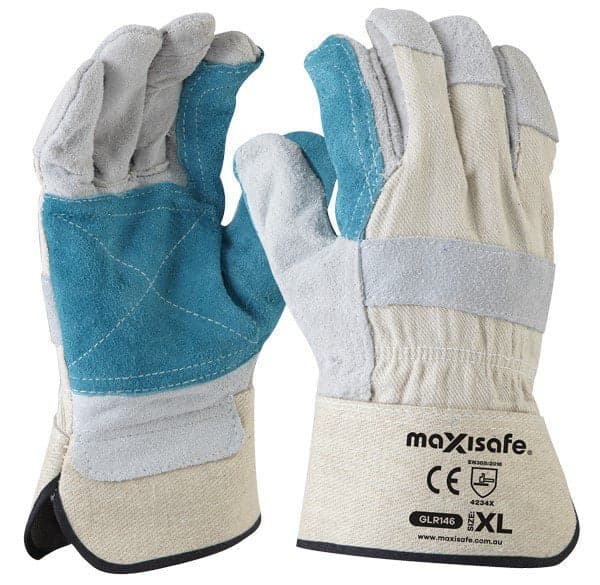 Maxisafe Heavy Duty Polisher Gloves - Reinforced Palm (12 Pairs)