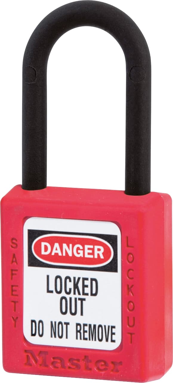 Master Lock Safety Padlock 406 21F440 Red