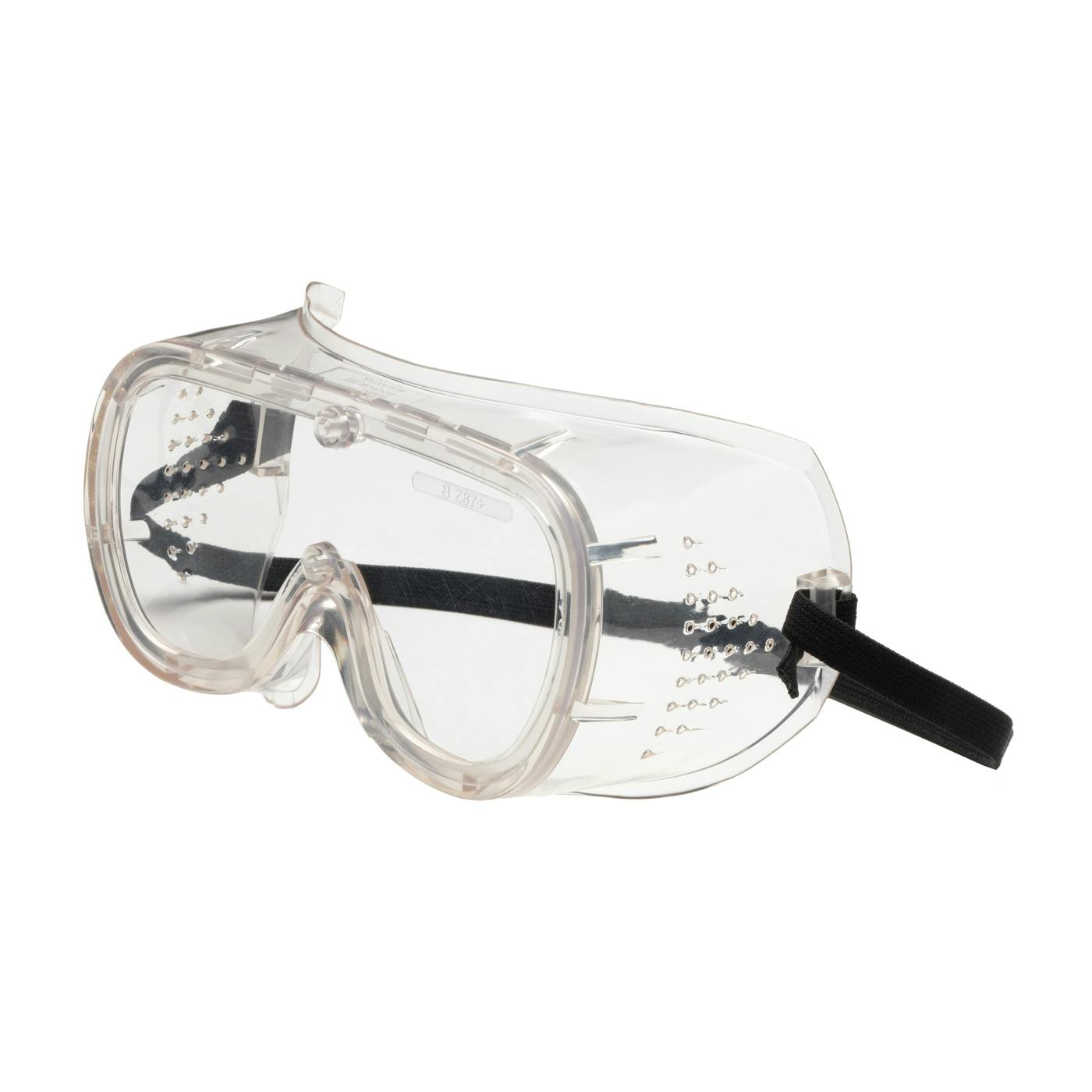 Direct Vent Goggle with Clear Body and Clear Lens, Clear (248-4400-300) - OS