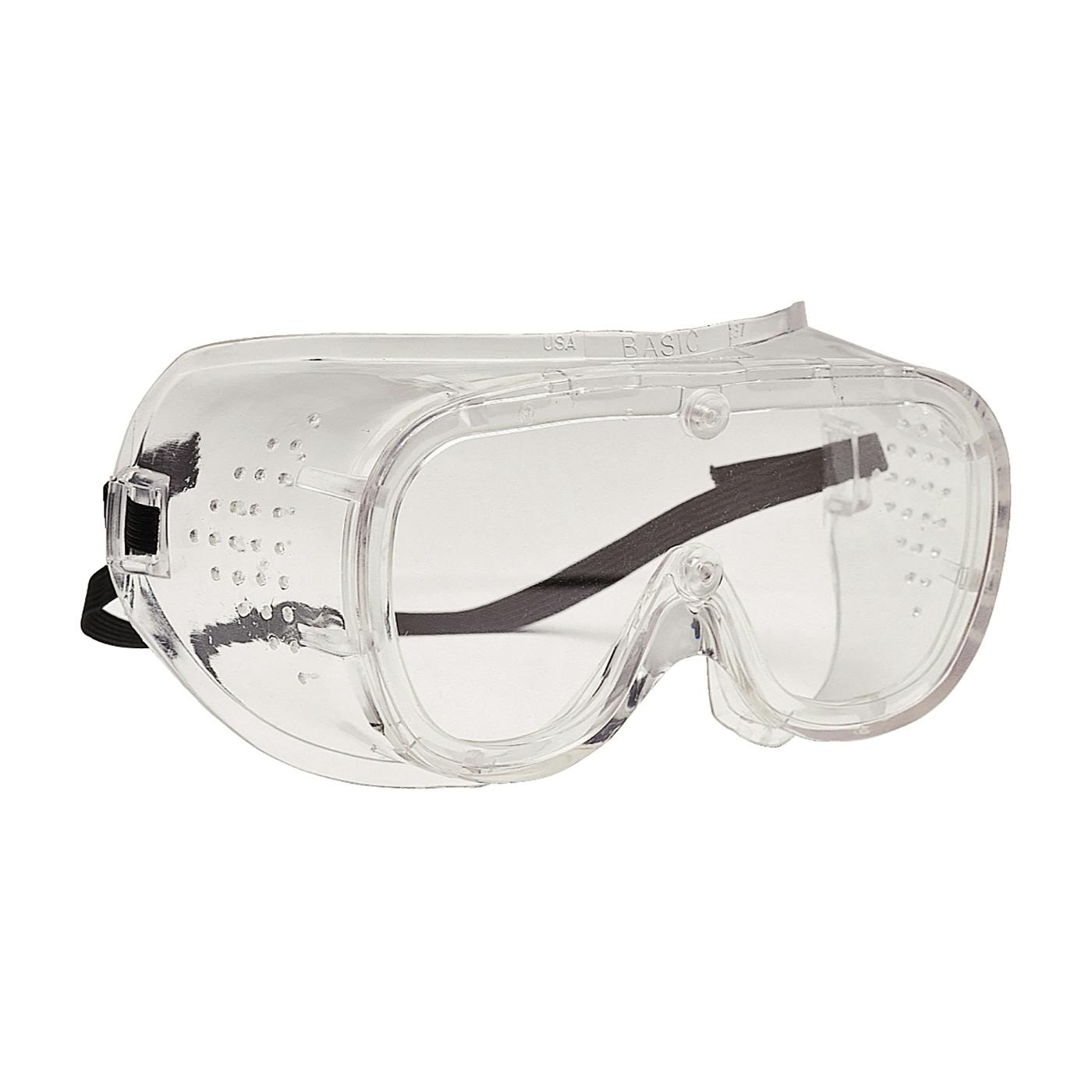 Direct Vent Goggle with Clear Body, Clear Lens and Anti-Scratch / Anti-Fog Coating, Clear (248-4400-400) - OS_1