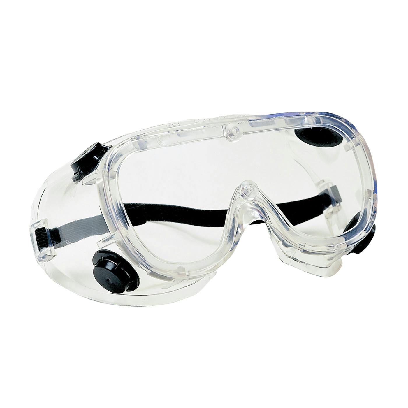 Indirect Vent Goggle with Clear Body, Clear Lens and Anti-Scratch / Anti-Fog Coating, Clear (248-4401-400) - OS_1