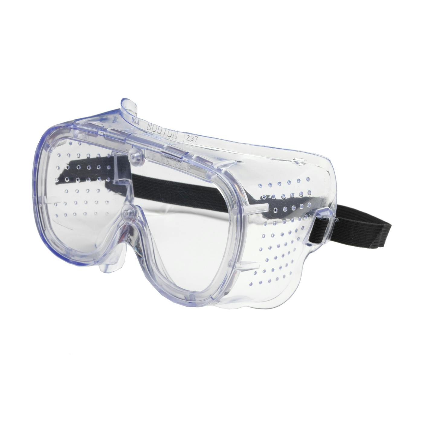 Direct Vent Goggle with Clear Blue Body, Clear Lens and Anti-Scratch Coating, Clear (248-5090-300B) - OS
