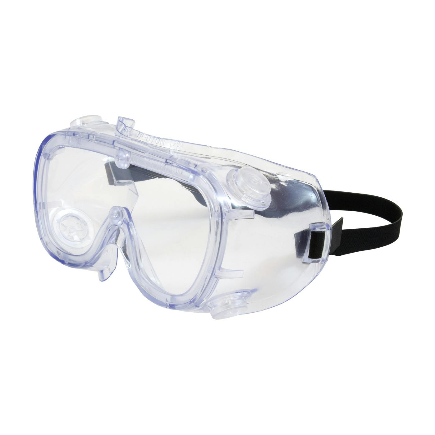 Indirect Vent Goggle with Clear Blue Body, Clear Lens and Anti-Scratch Coating, Clear (248-5190-300B) - OS