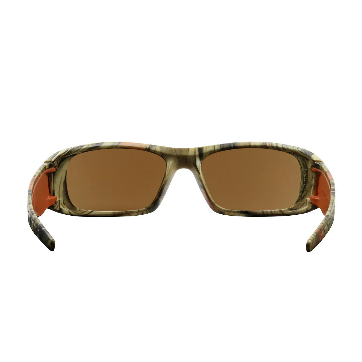 Full Frame Safety Glasses with Camouflage Frame, Brown Lens and Anti-Scratch / Anti-Fog Coating, Camouflage (250-53-1024) - OS_0