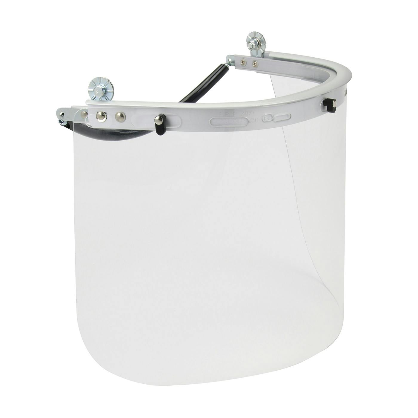 Aluminum Face Shield Bracket for JSP® Evolution® Cap Style Hard Hats, Silver (251-01-6230-JSP) - OS_3