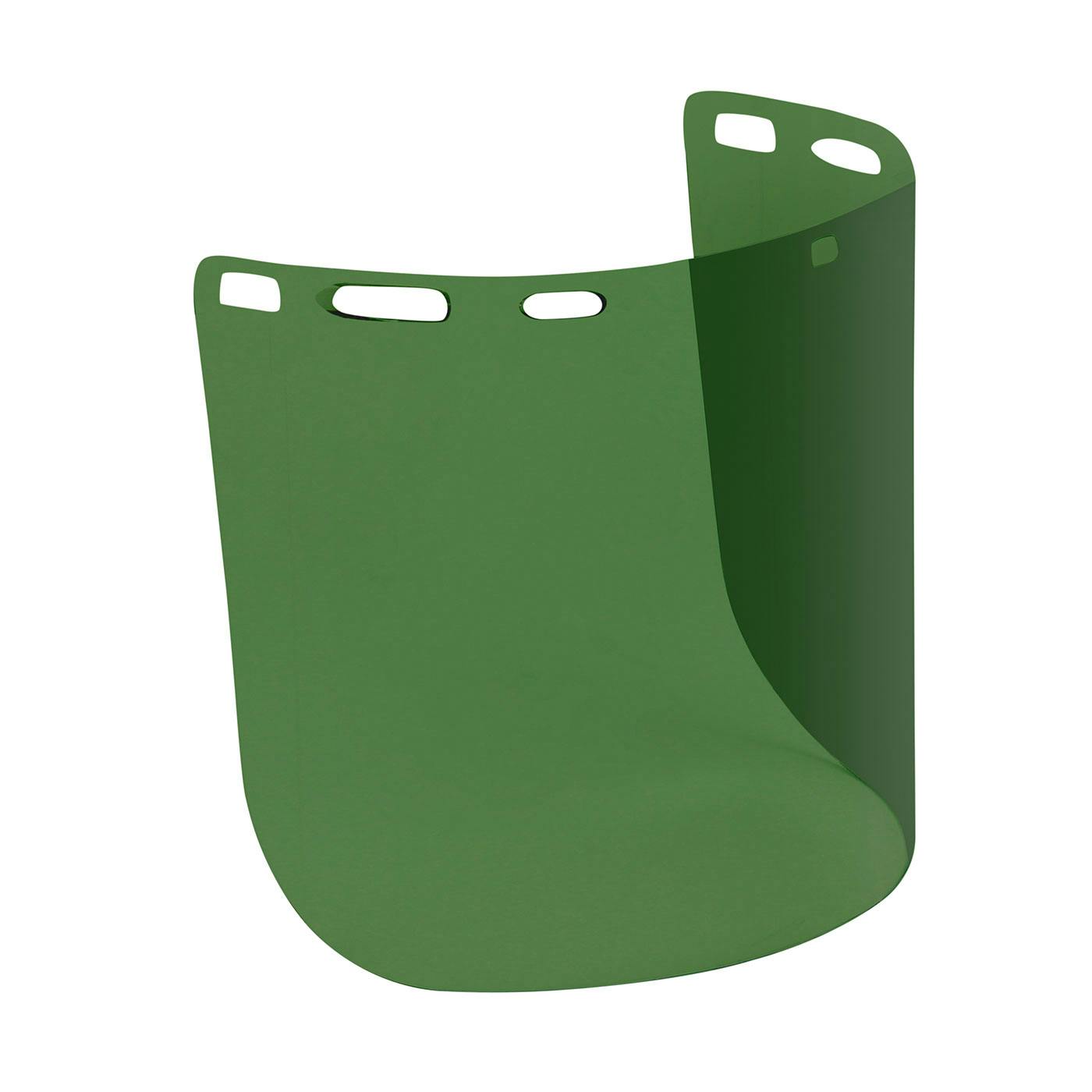 Uncoated Polycarbonate Safety Visor - Medium Green Tint, Green (251-01-7311) - OS_1