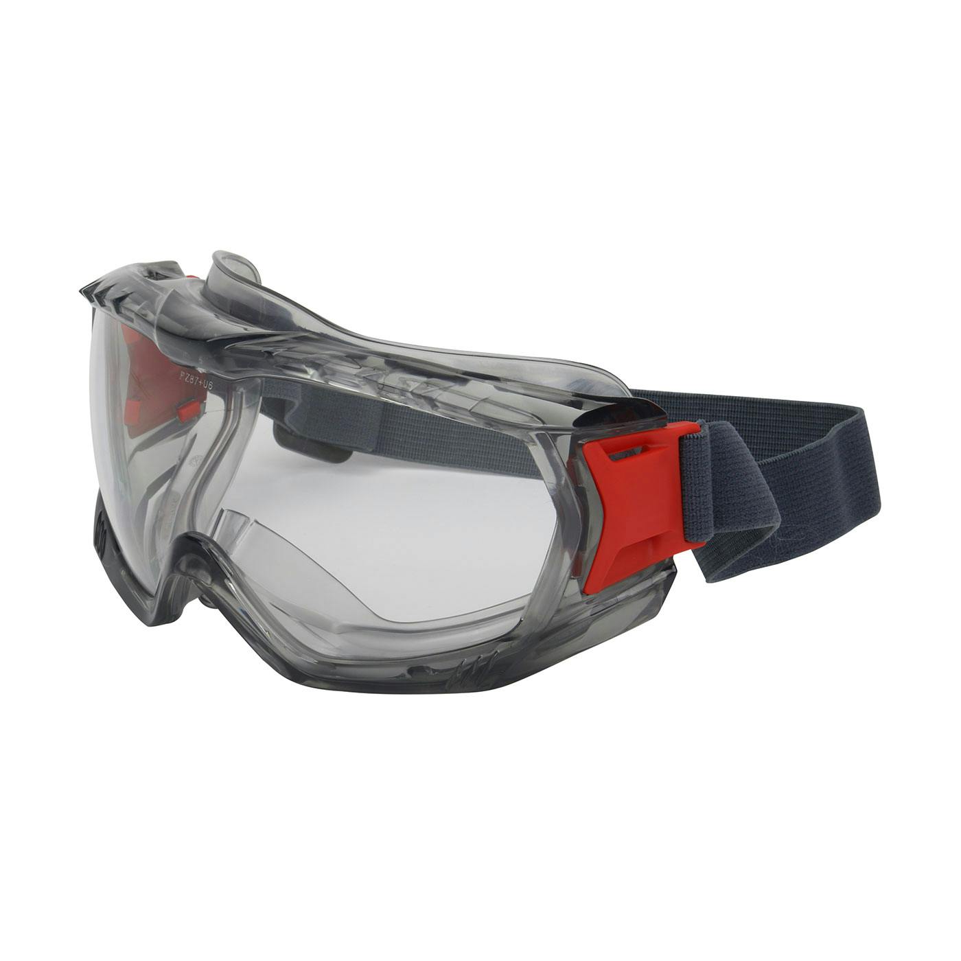 Indirect Vent Goggle with Gray Body, Clear Lens and Anti-Scratch / FogLess® 3Sixty™ Coating, Gray (251-60-0020) - OS