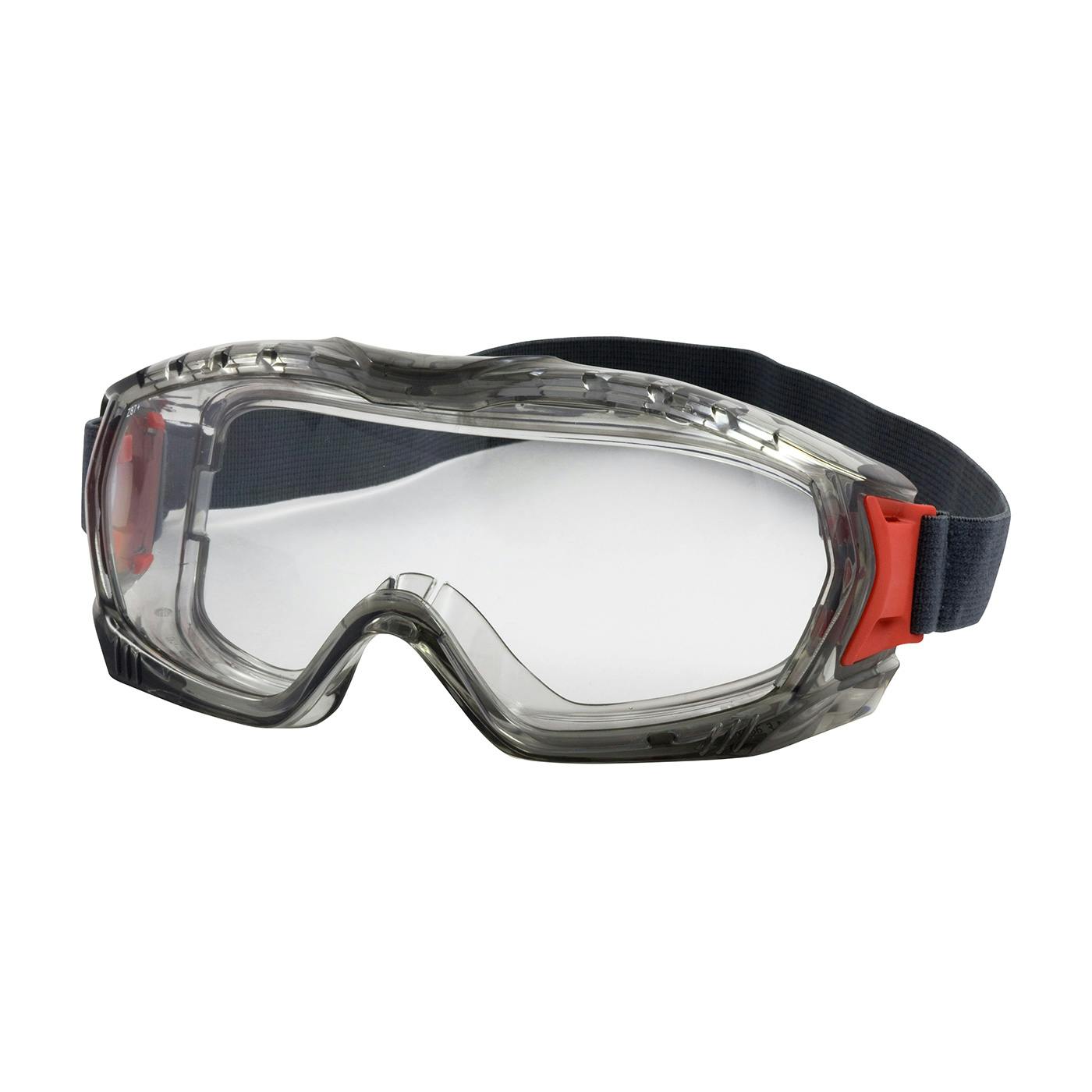 Indirect Vent Goggle with Gray Body, Clear Lens and Anti-Scratch / FogLess® 3Sixty™ Coating, Gray (251-60-0020) - OS_1