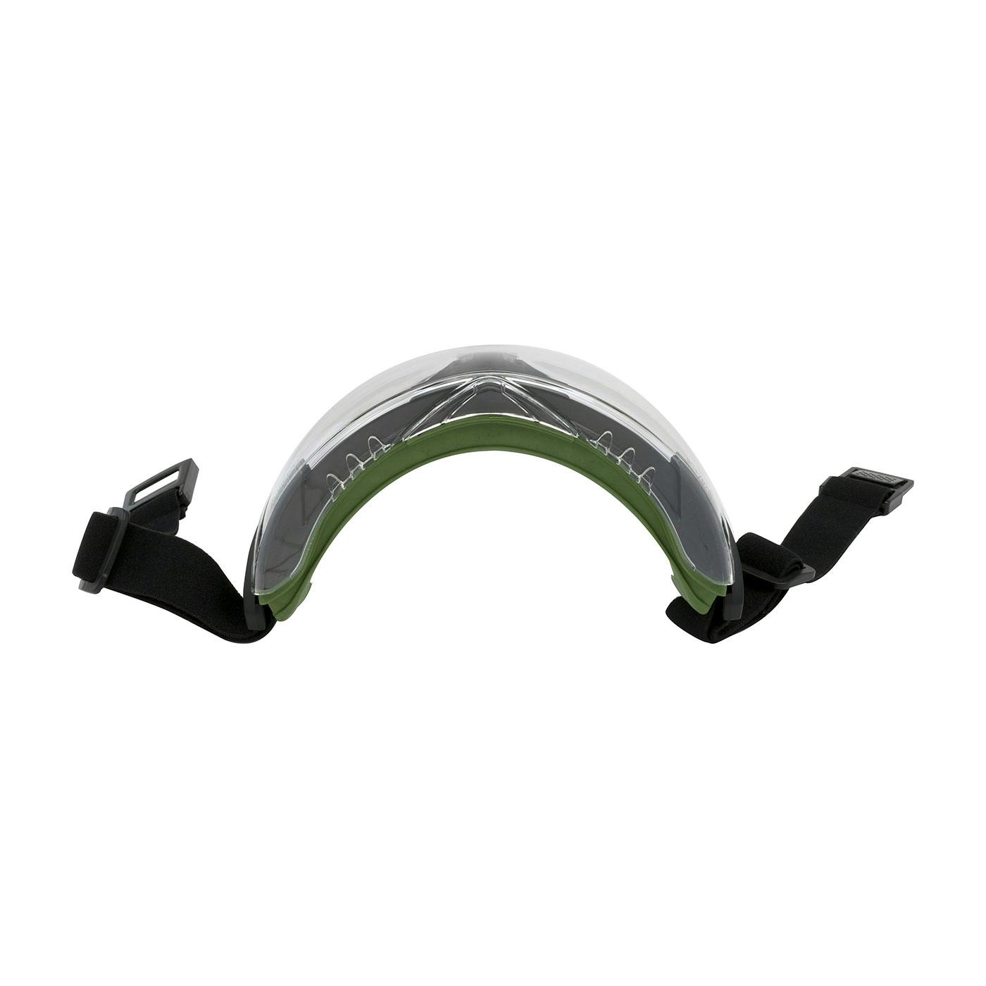 Indirect Vent Goggle with Green Body, Clear Lens and FogLess® 3Sixty™ Coating  - Elastic Strap, Green (251-63-0520) - OS_3