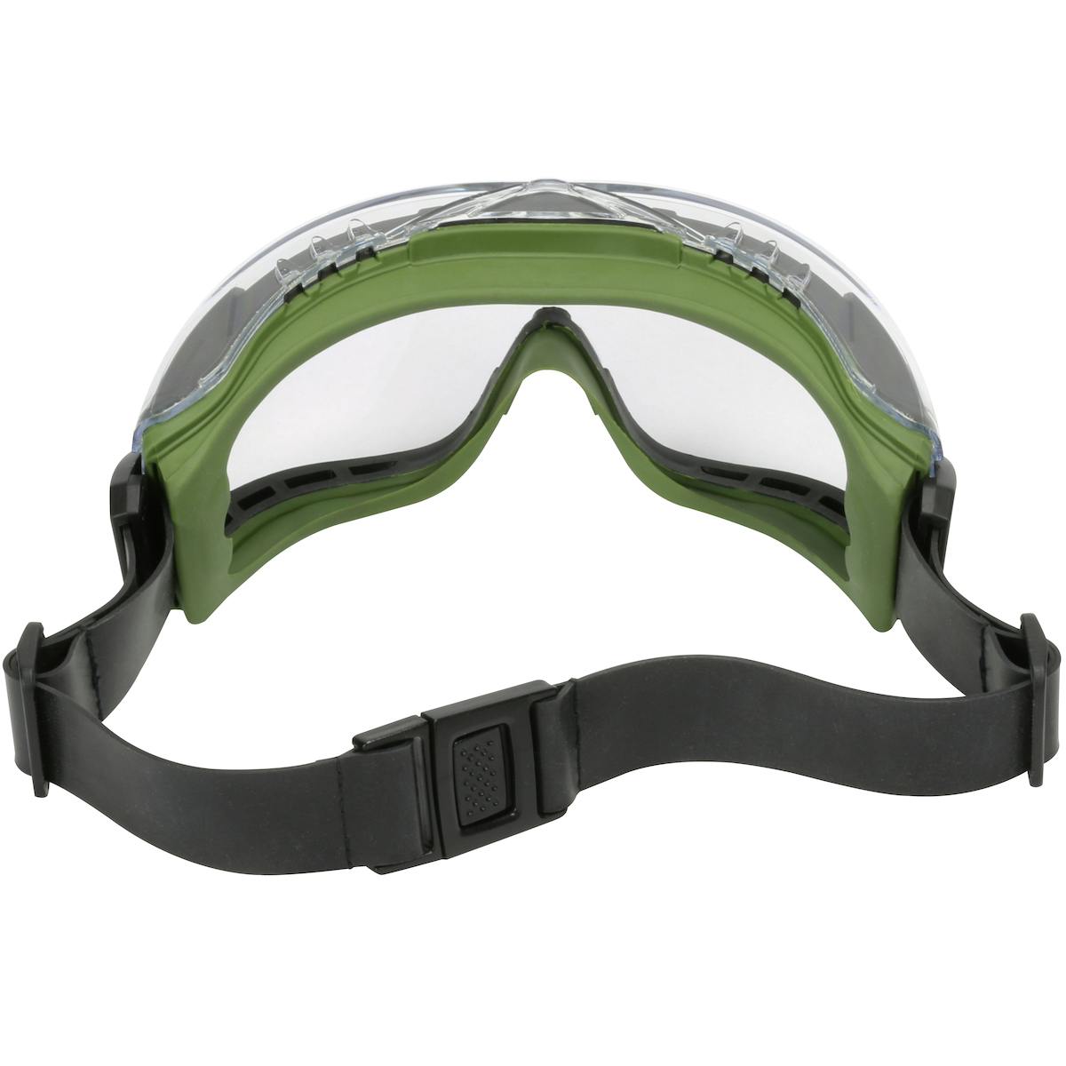Indirect Vent Goggle with Green Body, Clear Lens and FogLess® 3Sixty™ Coating  - Neoprene Strap, Green (251-63-0520-RHB) - OS_0