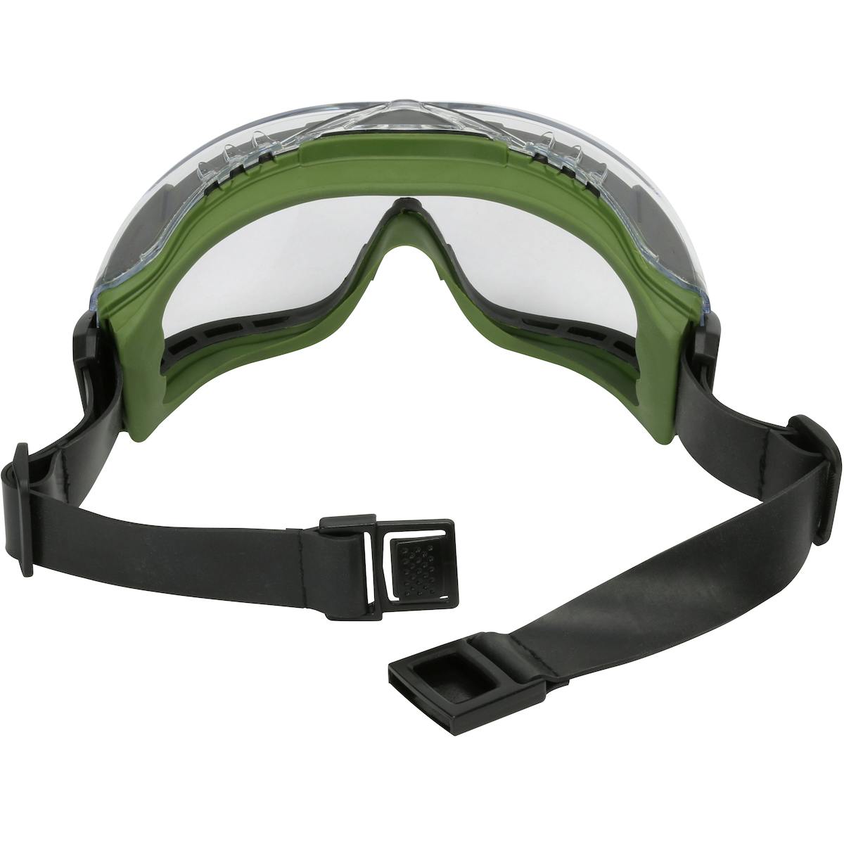Indirect Vent Goggle with Green Body, Clear Lens and FogLess® 3Sixty™ Coating  - Neoprene Strap, Green (251-63-0520-RHB) - OS_1