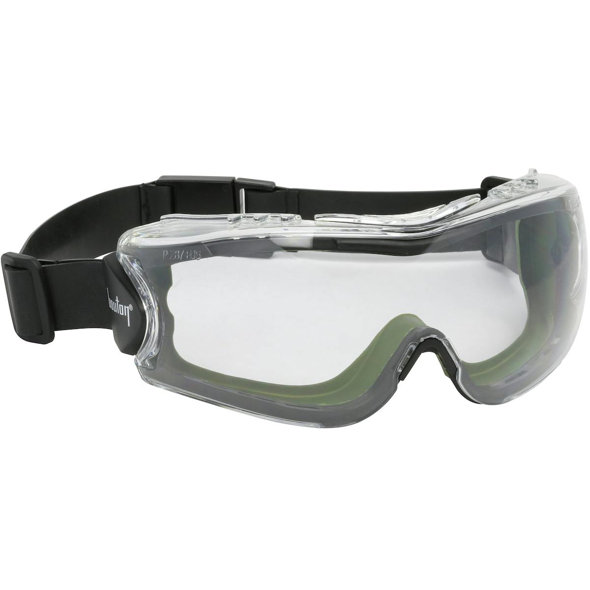 Indirect Vent Goggle with Green Body, Clear Lens and FogLess® 3Sixty™ Coating  - Neoprene Strap, Green (251-63-0520-RHB) - OS_3