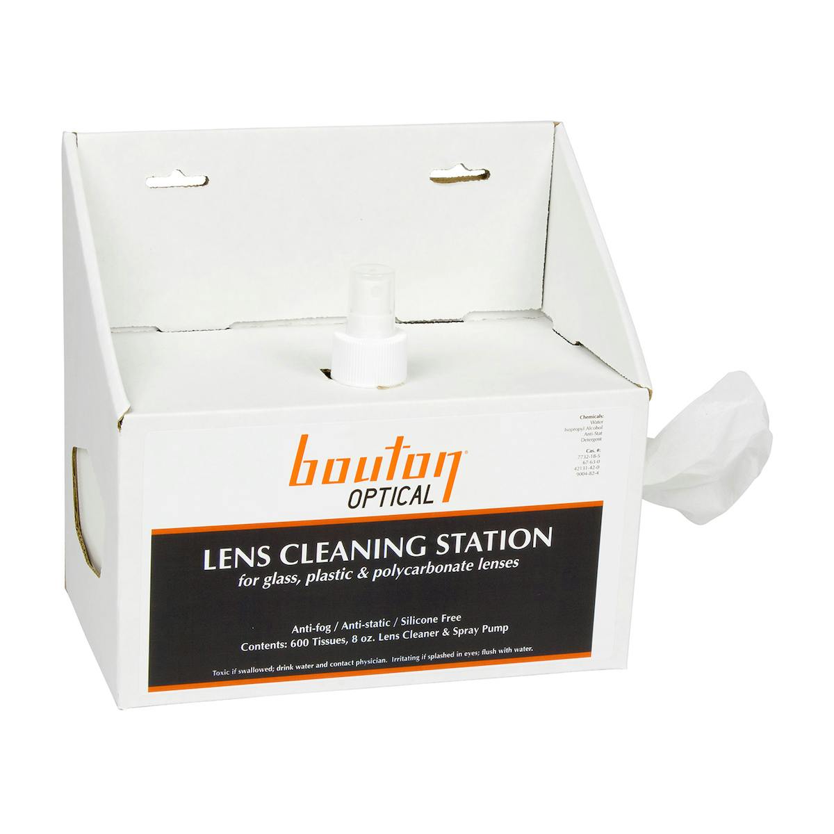 Lens Cleaning Station, Clear (252-LCS08) - DISPLAY