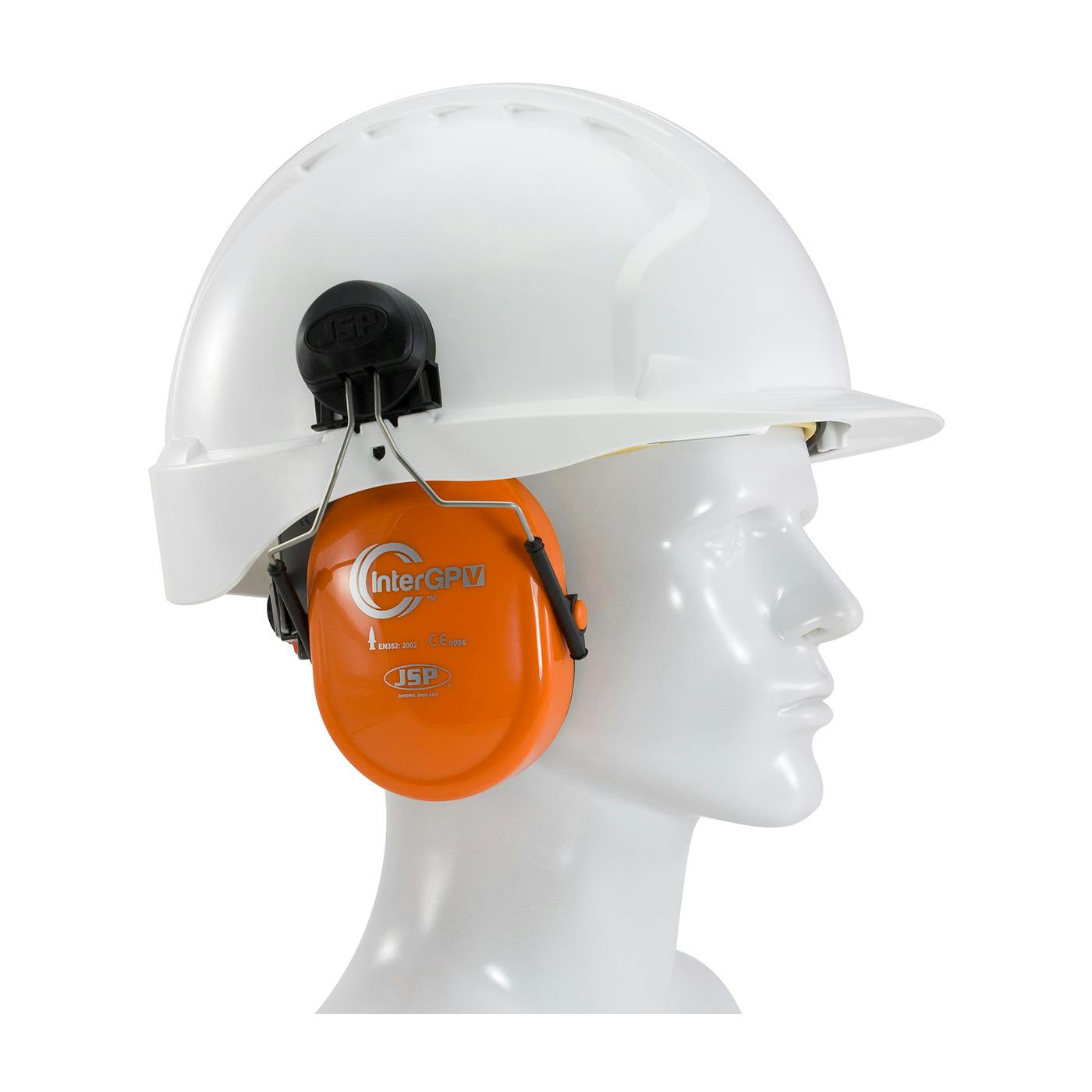 Hi-Vis Cap Mounted Ear Muff - NRR 20, Hi-Vis Orange (262-AEK010-HV) - OS_1