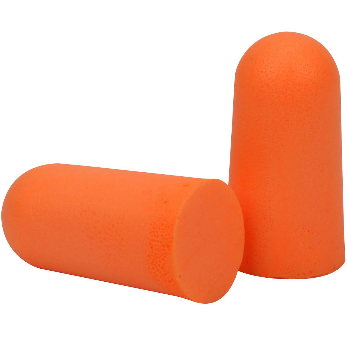 Disposable Soft Polyurethane Foam Ear Plugs - NRR 32, Orange (267-HPF210) - OS