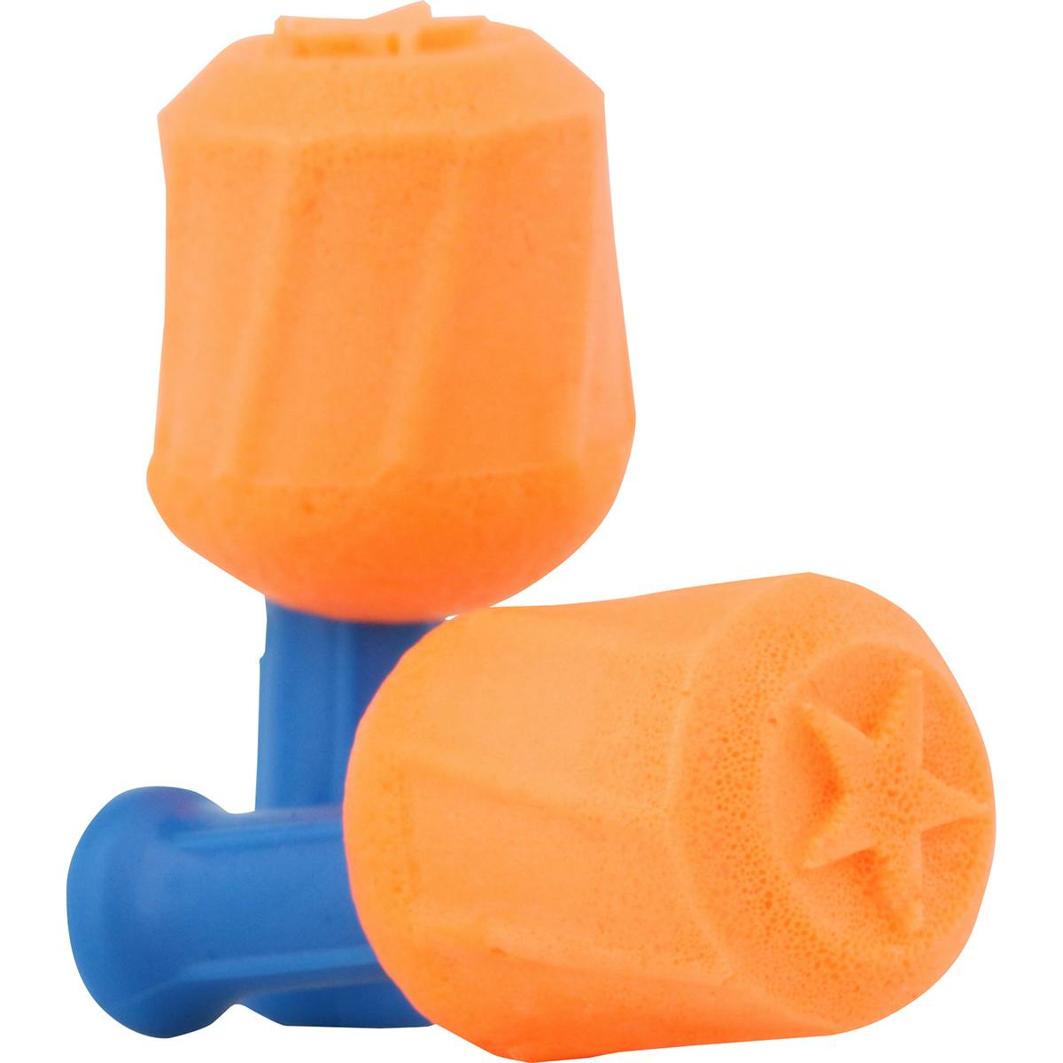 Disposable Soft Polyurethane Foam Ear Plugs - NRR 30, Orange (267-HPF610) - OS_0