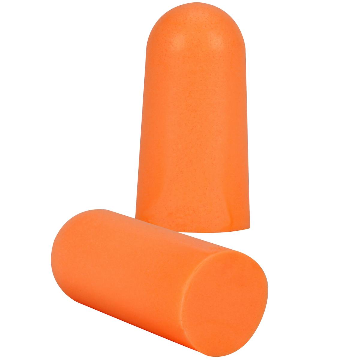 Disposable Soft Polyurethane Foam Ear Plugs - NRR 33, Orange (267-HPF810) - OS_0