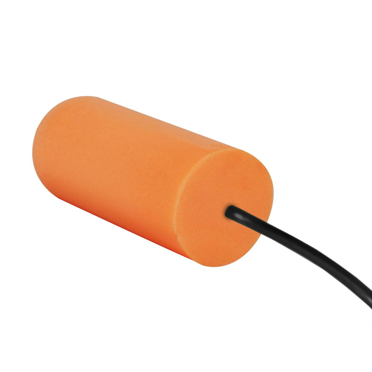 Disposable Soft Polyurethane Foam Corded Ear Plugs - NRR 33, Orange (267-HPF810C) - OS_1
