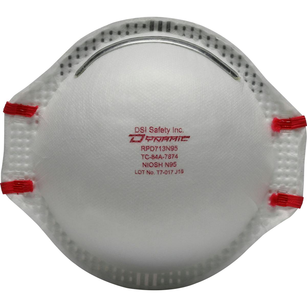 Deluxe N95 Disposable Respirator - 20 Pack, White (270-RPD713N95) - OS_1