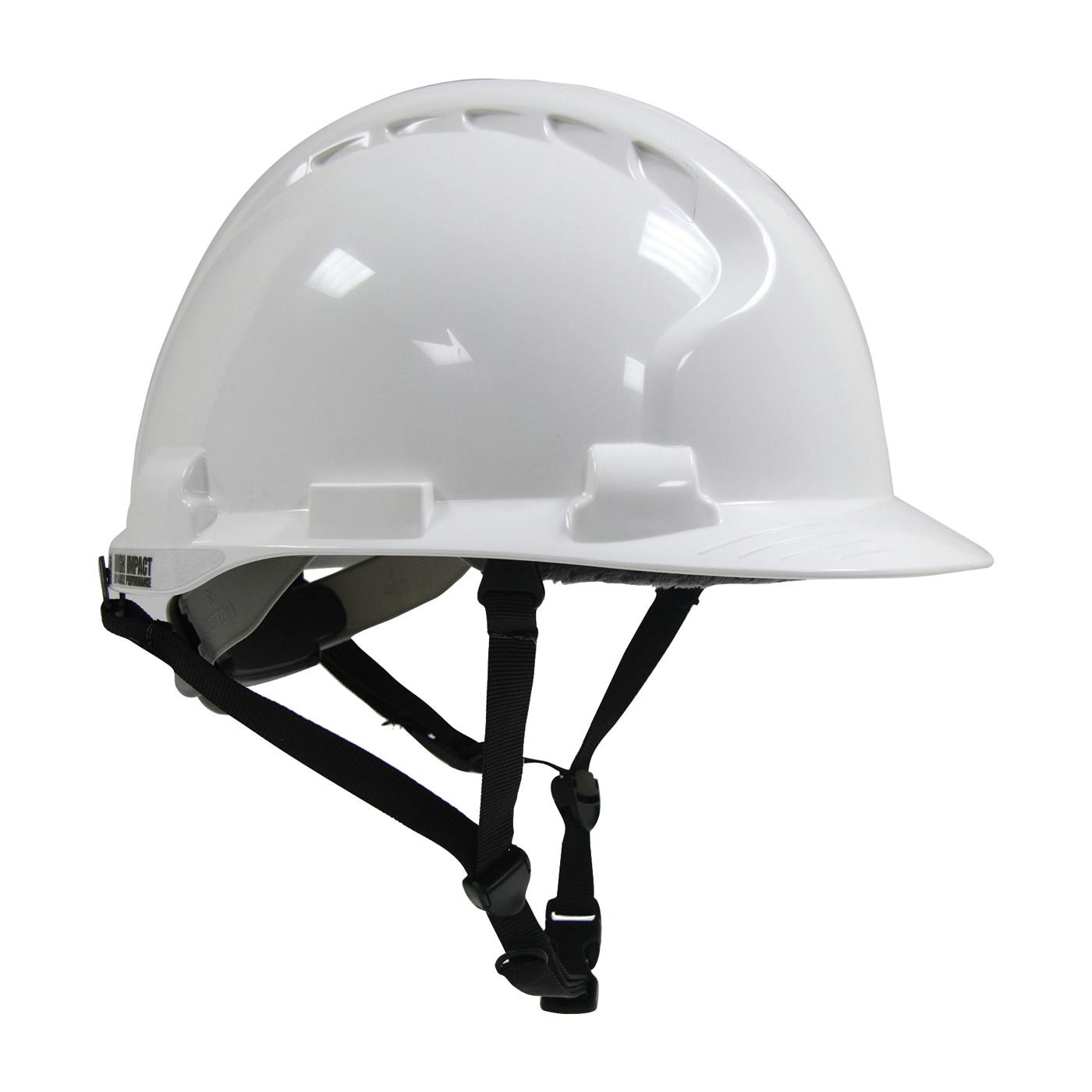 MK8 Evolution® Type II Linesman Hard Hat with HDPE Shell, EPS Impact Liner, Polyester Suspension, Wheel Ratchet Adjustment and 4-Point Chin Strap (280-AHS240)