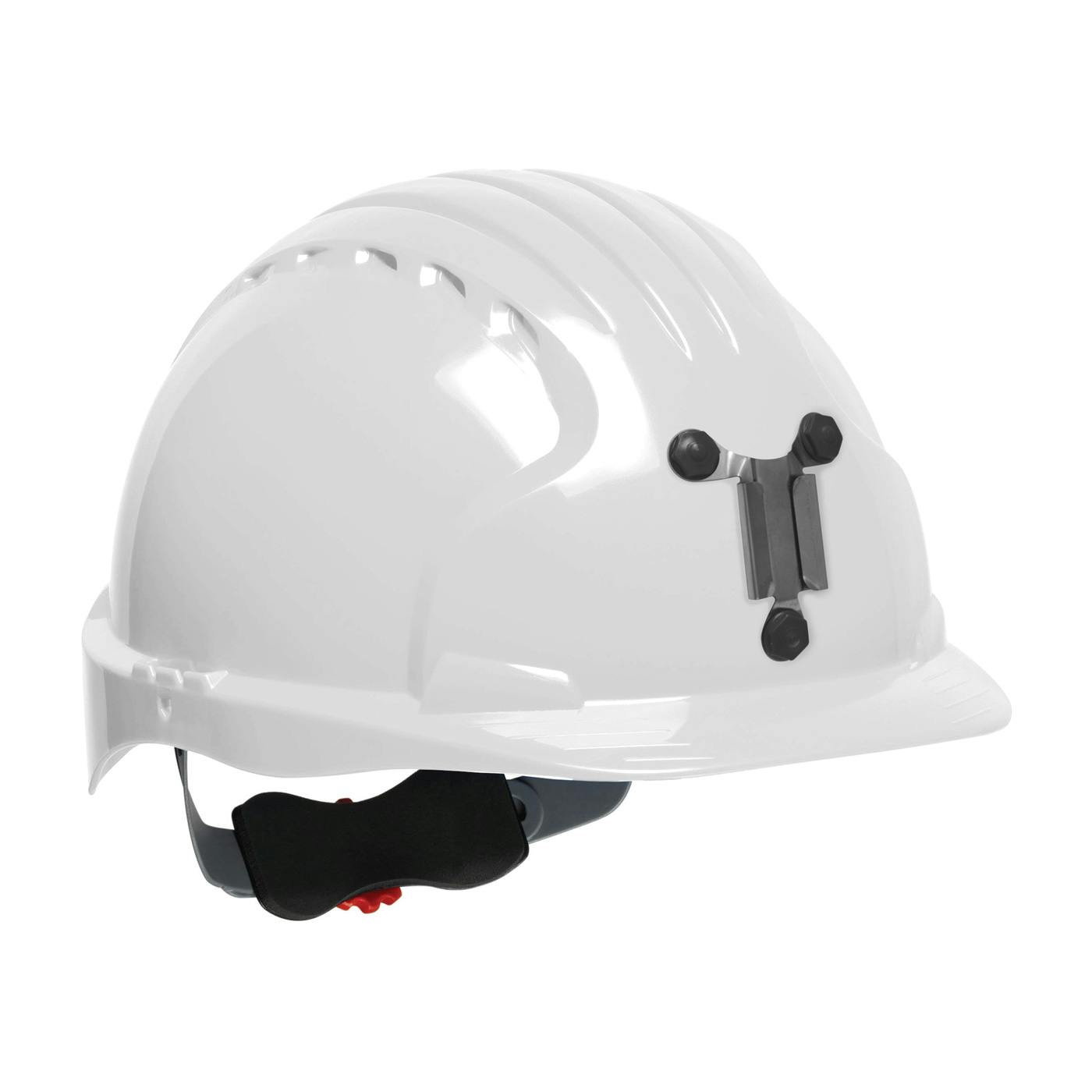 Evolution® Deluxe 6151 Standard Brim Mining Hard Hat with HDPE Shell, 6-Point Polyester Suspension and Wheel Ratchet Adjustment (280-EV6151M)