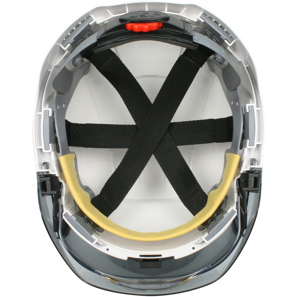 EVO® VISTAshield™ Type I, Vented Industrial Safety Helmet with Lightweight ABS Shell, Integrated ANSI Z87.1 Faceshield, 6-Point Polyester Suspension and Wheel Ratchet Adjustment (280-EVSV)_3