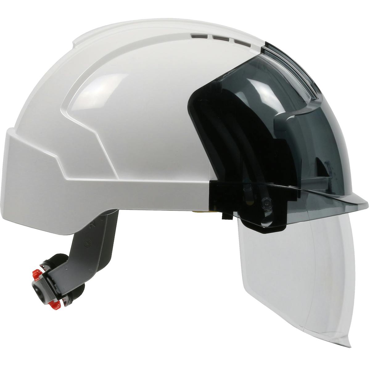 EVO® VISTAshield™ Type I, Vented Industrial Safety Helmet with Lightweight ABS Shell, Integrated ANSI Z87.1 Faceshield, 6-Point Polyester Suspension and Wheel Ratchet Adjustment (280-EVSV)_4