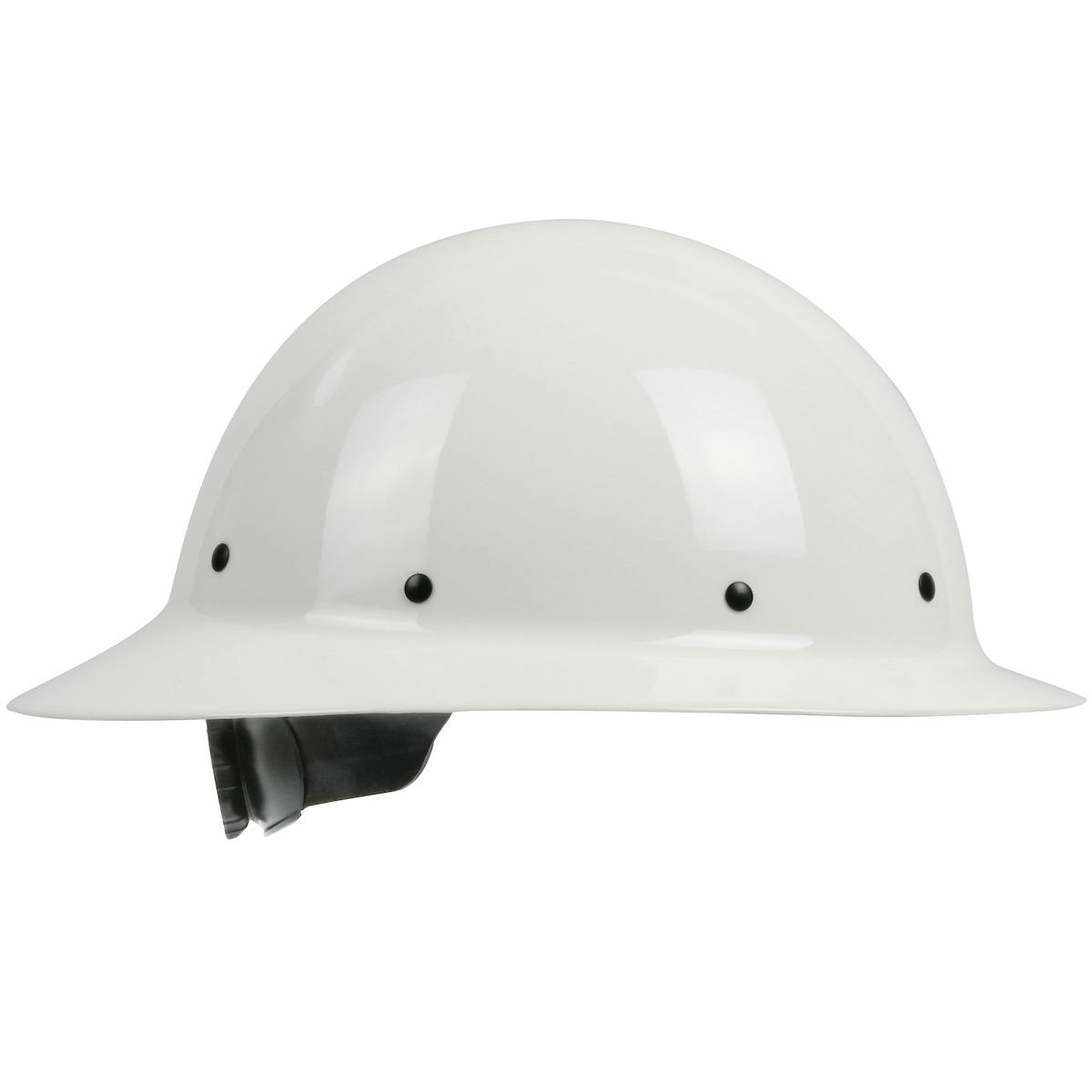 Wolfjaw™ Full Brim Smooth Dome Hard Hat with Fiberglass Resin Shell, 8-Point Riveted Textile Suspension and Wheel-Ratchet Adjustment (280-HP1481R)_4