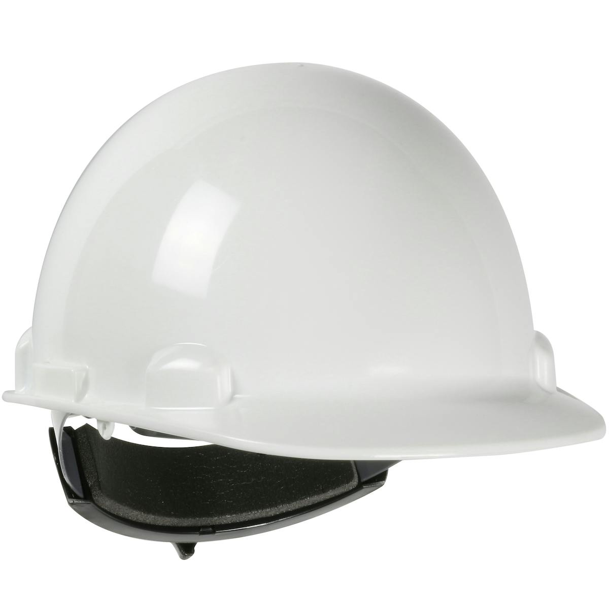 Dom™ Cap Style Smooth Dome Hard Hat with HDPE Shell, 4-Point Textile Suspension and Swing Wheel-Ratchet Adjustment (280-HP341SR)