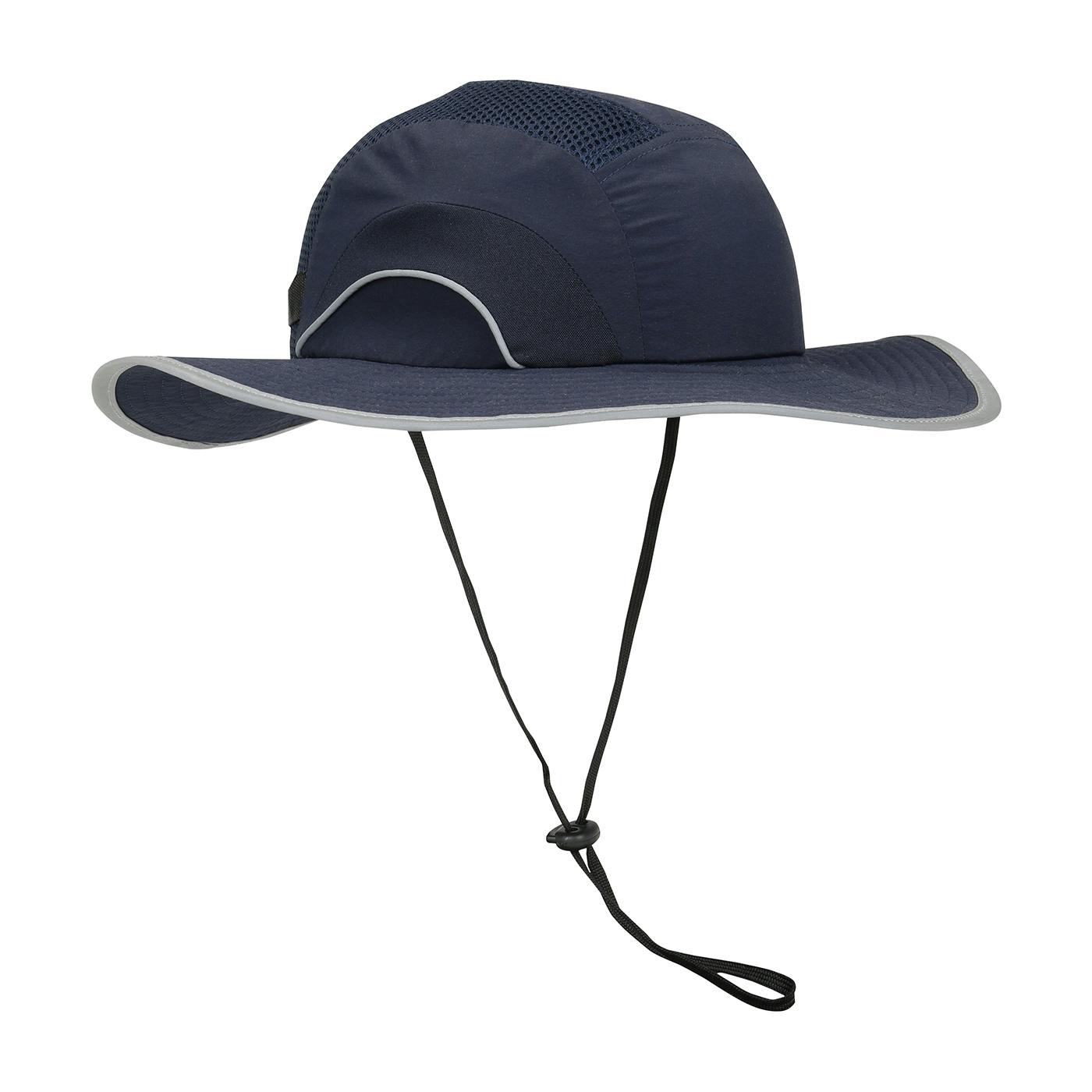 Ranger Style Bump Cap with HDPE Protective Liner, Adjustable Back and Chin Strap, Navy (282-AFB375-21) - OS_1