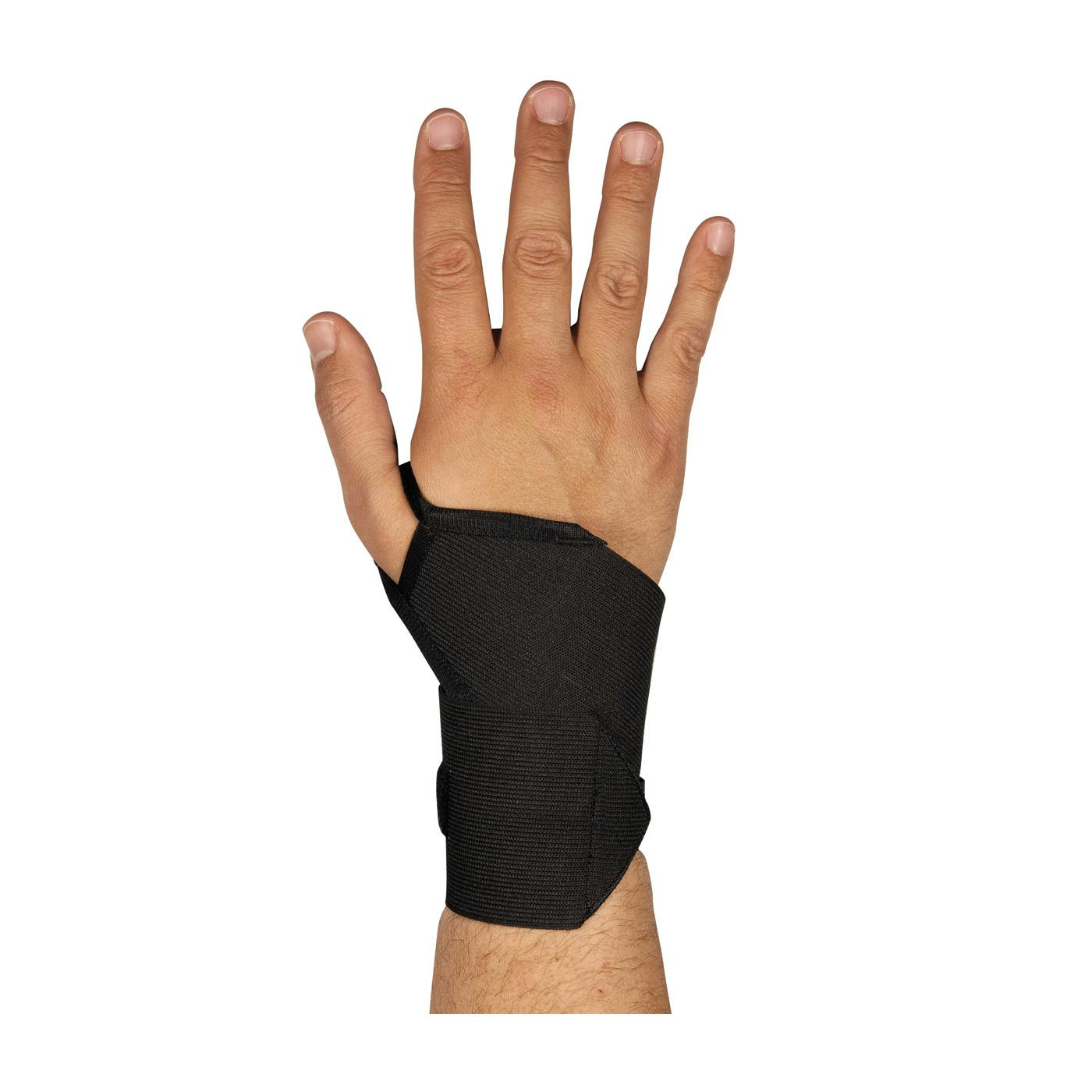 Elastic Wrist Wrap with Thumb Loop, Black (290-9011) - OS