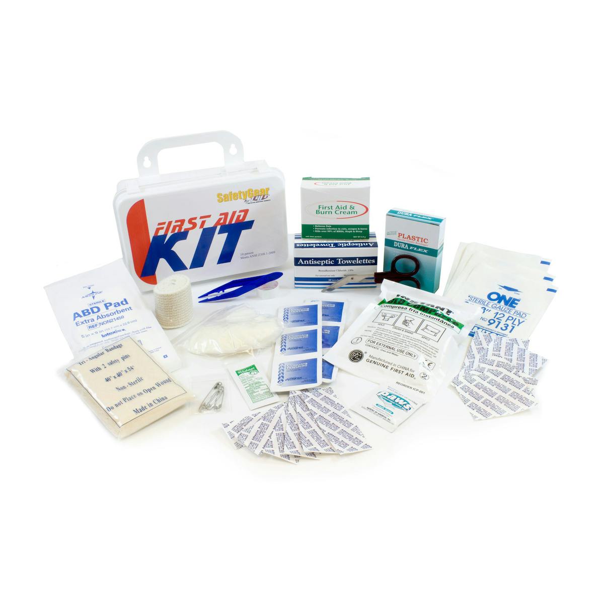 Personal First Aid Kit - 10 Person, White (299-13210) - KIT_0