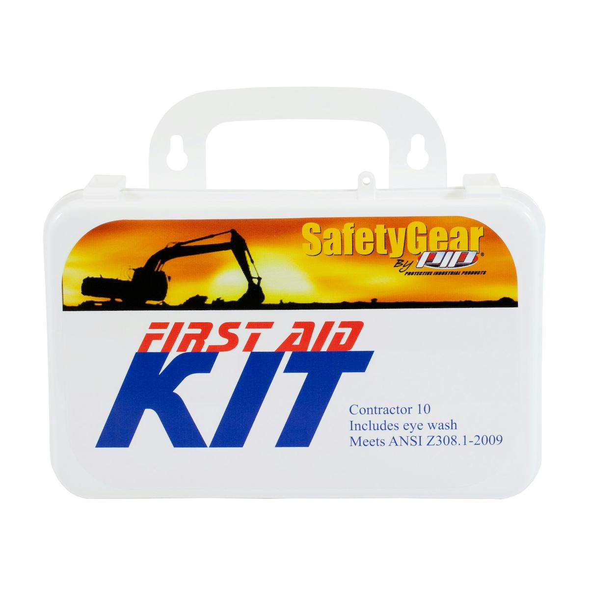 Contractor First Aid Kit - 10 Person, White (299-13285) - KIT